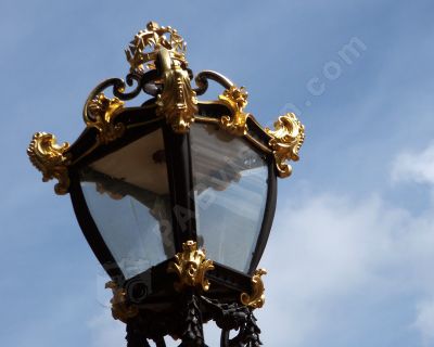 Magnifique lanterne sculpte  Londres - Photo libre de droit - PABvision.com