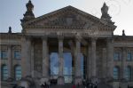 Berlin, le parlement dans l'difice transform du Reichstag